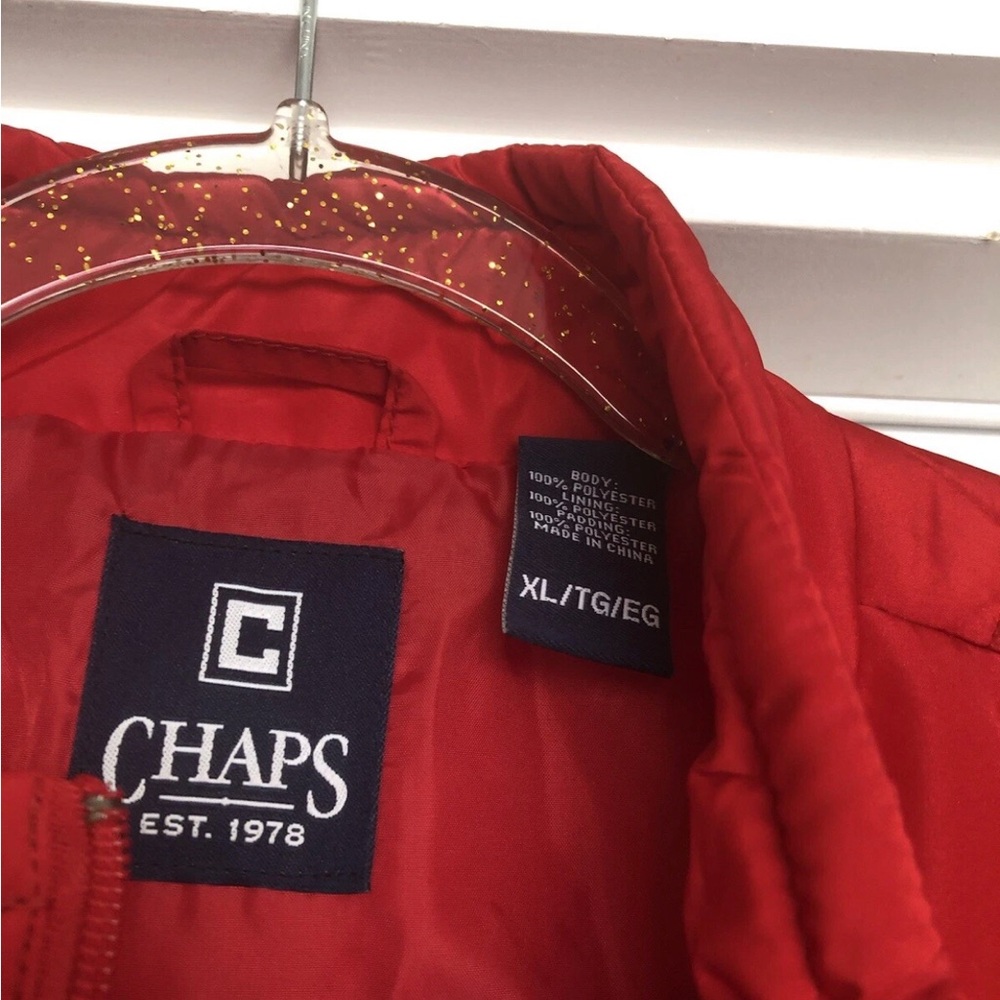 Red Chaps puffer jacket - Picture 5 of 5